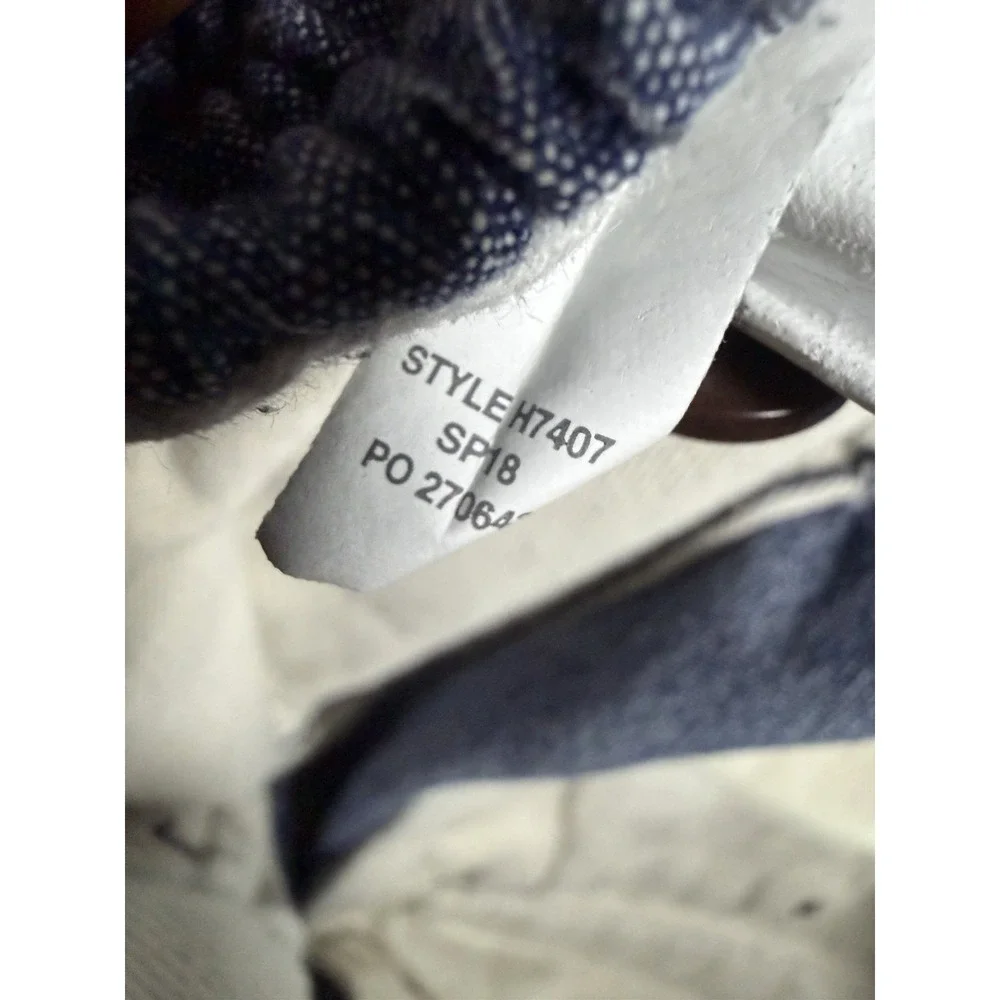J Crew Dock Shorts Mens Medium Chambray Blue Drawstring Stretch Preppy 5